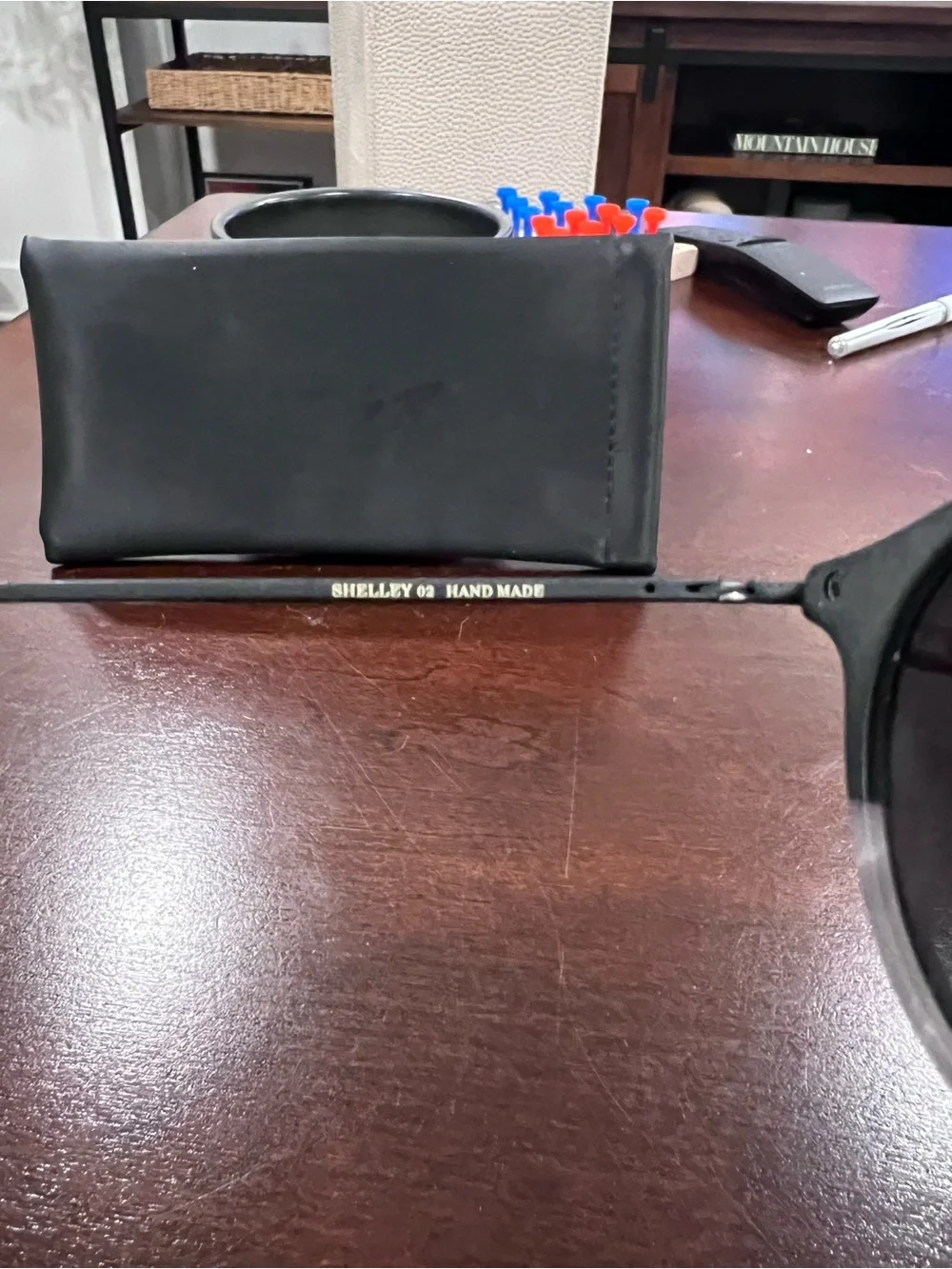 Men's Round ADSR Polarized Sunglasses in Black/Gray Authentic from Tokyo